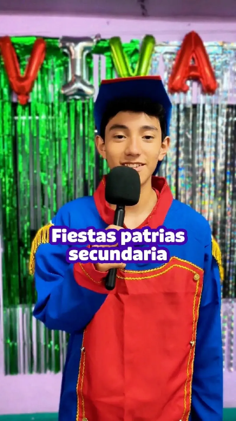 Celebrando las Fiestas Patrias en Secundaria Banting